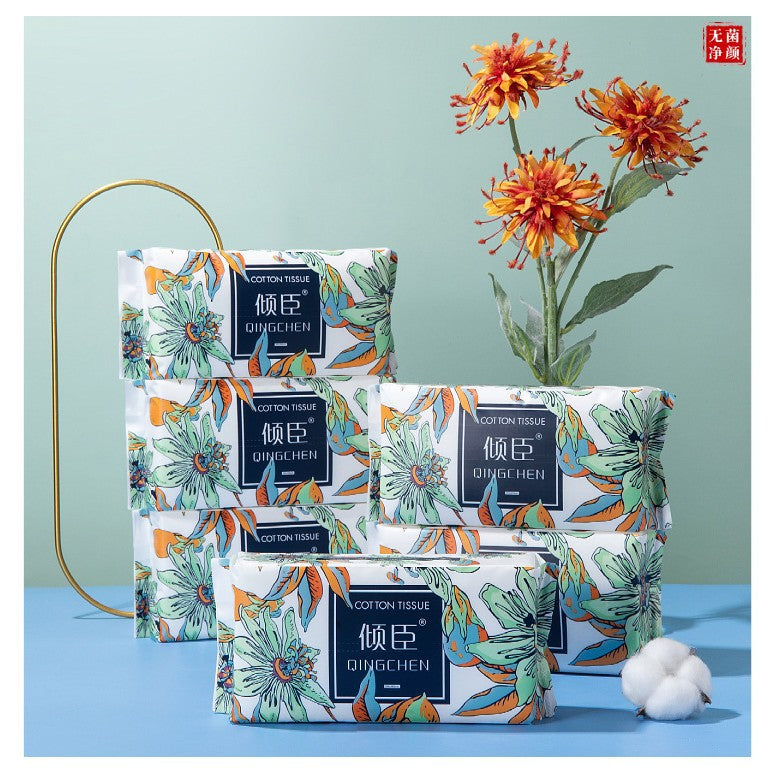 Wholesale Disposable Face Towels with Chinese Style, Hanging Pull-Type Cotton Soft Towels, Thickened Face Towels, Hanging Cleansing Towels, Face Towels