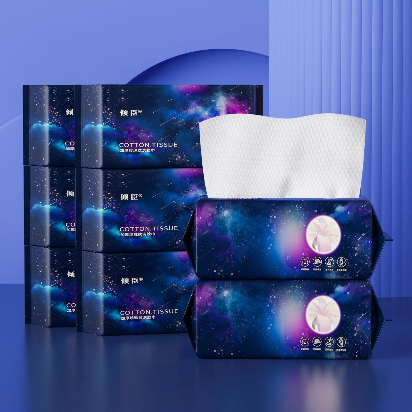 Wholesale Disposable Face Towels with Chinese Style, Hanging Pull-Type Cotton Soft Towels, Thickened Face Towels, Hanging Cleansing Towels, Face Towels