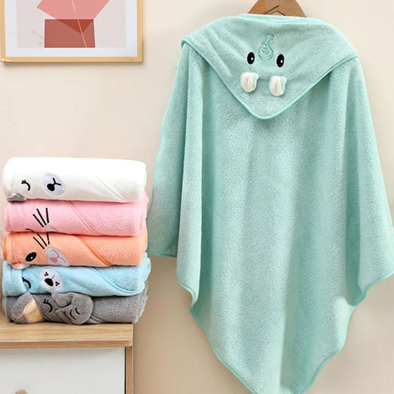 Xawly™ Bath Towel for Baby Soft Absorbent Towel Newborn Swaddle Wrap